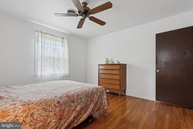 10 Mccarthy Ave, Langhorne, PA 19047 - bedroom featuring wood finished floors and a ceiling fan