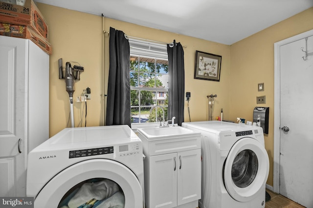 230 Aqua Ln, Delran, NJ 08075 - washroom with cabinet space and washer and dryer