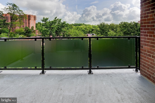 4201 Cathedral Ave NW Unit 1004E, Washington, DC 20016 - view of balcony