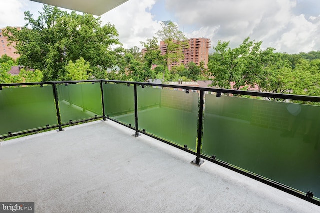 4201 Cathedral Ave NW Unit 1004E, Washington, DC 20016 - view of balcony
