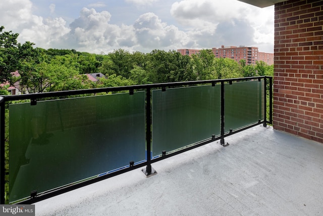 4201 Cathedral Ave NW Unit 1004E, Washington, DC 20016 - view of balcony