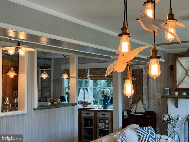 204 Coral St, Beach Haven, NJ 08008 - living area featuring crown molding