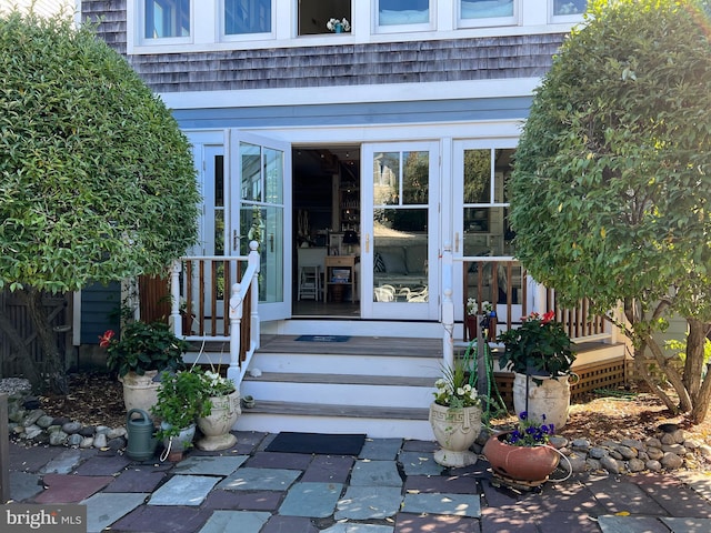 204 Coral St, Beach Haven, NJ 08008 - view of exterior entry with french doors