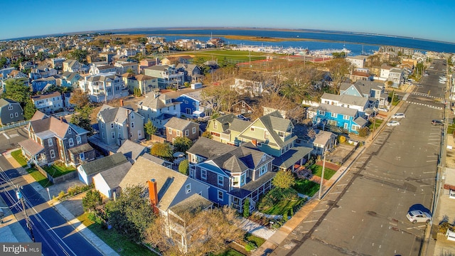 204 Coral St, Beach Haven, NJ 08008 - aerial perspective of suburban area with a nearby body of water