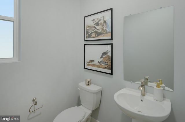 36531 Burleson Dr, Frankford, DE 19945 - half bath featuring a sink and toilet