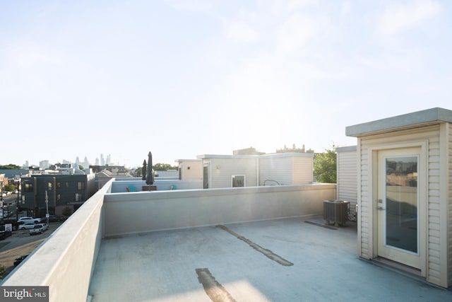 1212 E Susquehanna Ave Unit D, Philadelphia, PA 19125 - view of patio / terrace with central AC and a balcony