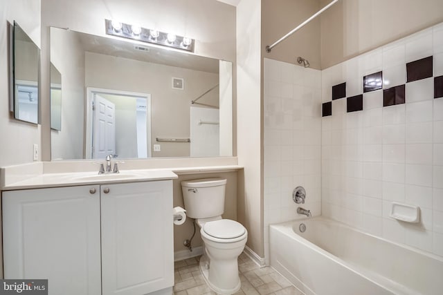 2765 Centerboro Dr Unit 362, Vienna, VA 22181 - full bathroom with toilet, tub / shower combination, vanity, and baseboards