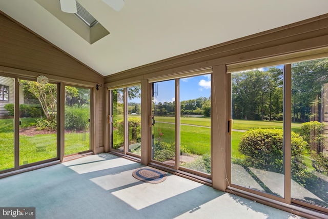431 Eaton Way, West Chester, PA 19380 - unfurnished sunroom featuring healthy amount of natural light, lofted ceiling, and carpet flooring