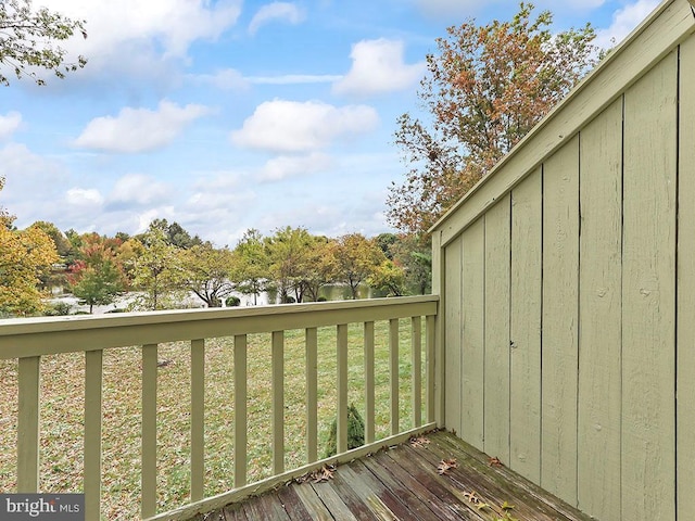view of deck