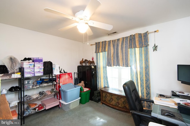 5294 Bucktown Rd, Cambridge, MD 21613 - home office with ceiling fan