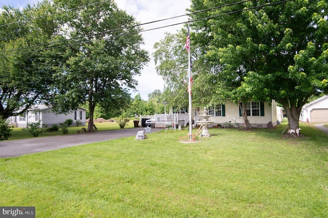 5294 Bucktown Rd, Cambridge, MD 21613 - view of green lawn with driveway