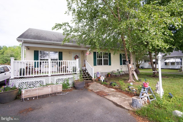 5294 Bucktown Rd, Cambridge, MD 21613 - view of front of property with covered porch and a shingled roof