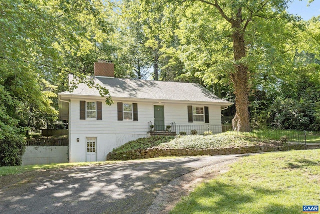 1340 Hilltop Rd, Charlottesville, VA 22903 - ranch-style house featuring a chimney and fence