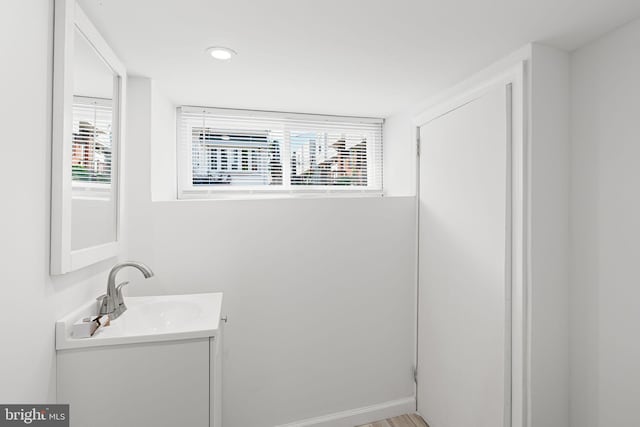 5514 Broomall St, Philadelphia, PA 19143 - bathroom with vanity and plenty of natural light