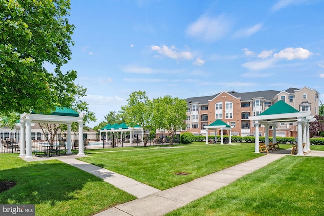 7305 Brookview Rd Unit 207, Elkridge, MD 21075 - view of home's community with a gazebo