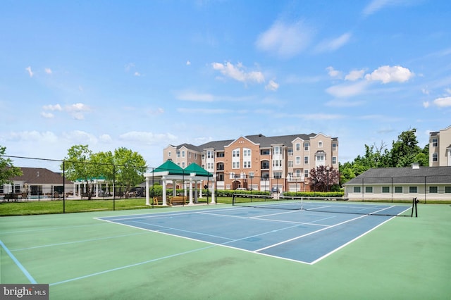 7305 Brookview Rd Unit 207, Elkridge, MD 21075 - view of tennis court featuring community basketball court