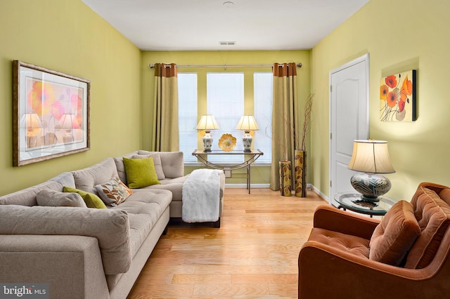 7305 Brookview Rd Unit 207, Elkridge, MD 21075 - living area with light wood-type flooring and baseboards