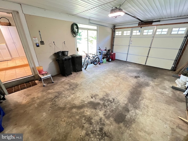 1027 Hart Rd, Baltimore, MD 21286 - garage with a garage door opener
