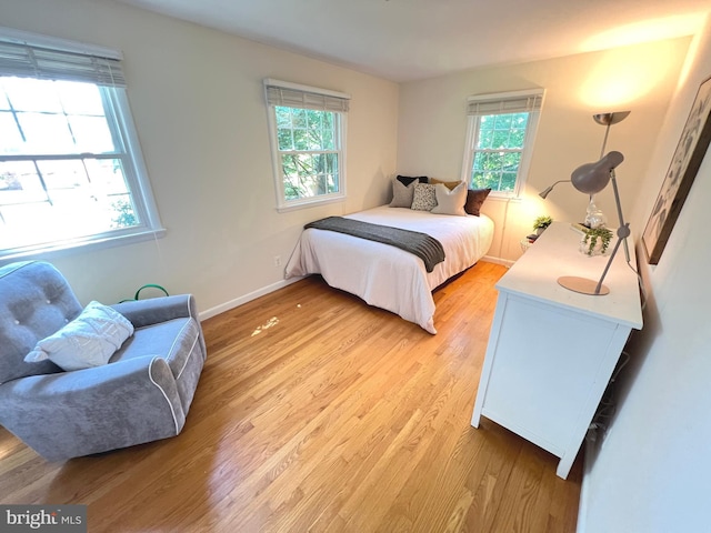 1027 Hart Rd, Baltimore, MD 21286 - bedroom featuring light wood-style flooring and baseboards