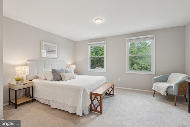 6842 Heatherway Ct, Alexandria, VA 22315 - bedroom featuring light colored carpet and baseboards