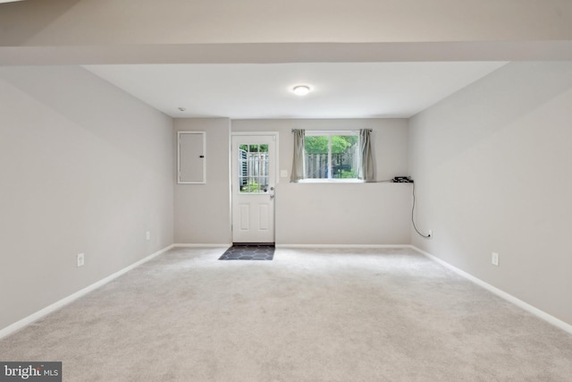 6842 Heatherway Ct, Alexandria, VA 22315 - empty room with carpet flooring, electric panel, and baseboards