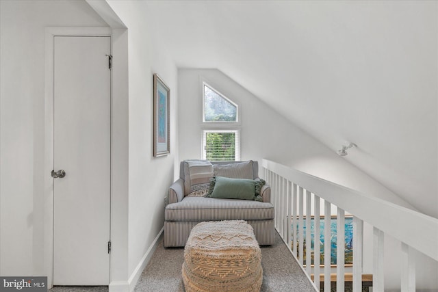 537 Candlelight Ln, Bethany Beach, DE 19930 - living area with vaulted ceiling and baseboards