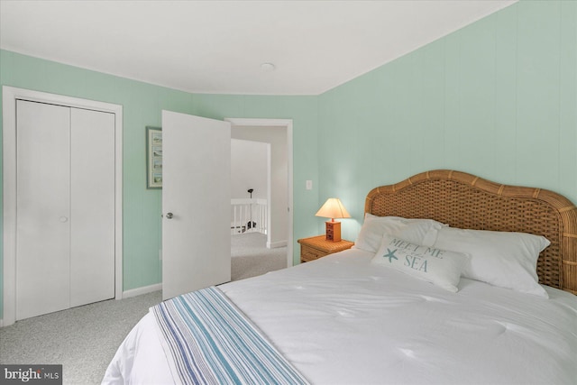 537 Candlelight Ln, Bethany Beach, DE 19930 - bedroom with carpet floors, a closet, and baseboards
