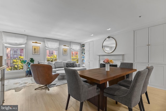54 Wolfe St, Alexandria, VA 22314 - dining area featuring light wood-style floors