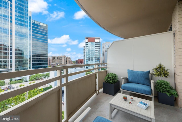 4801 Fairmont Ave Unit 804, Bethesda, MD 20814 - balcony featuring a view of city