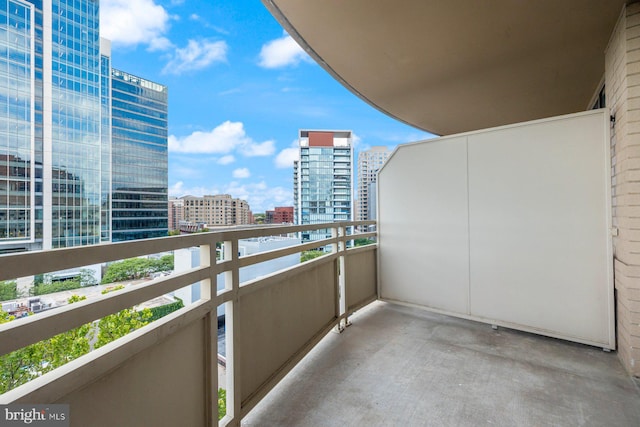 4801 Fairmont Ave Unit 804, Bethesda, MD 20814 - balcony featuring a city view