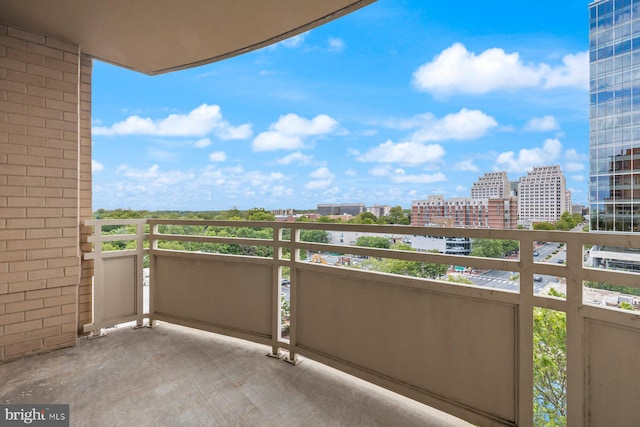 4801 Fairmont Ave Unit 804, Bethesda, MD 20814 - balcony with a city view