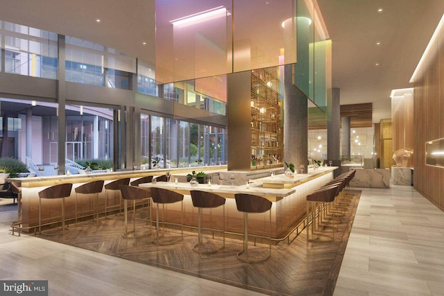 4801 Fairmont Ave Unit 804, Bethesda, MD 20814 - common area featuring a towering ceiling