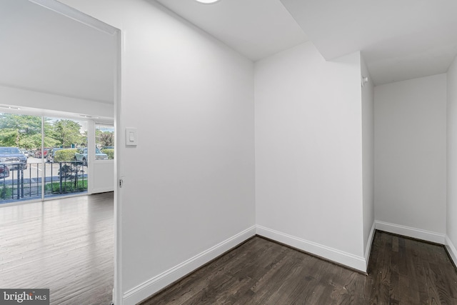 5851 Quantrell Ave Unit T4, Alexandria, VA 22312 - spare room with dark wood finished floors and baseboards