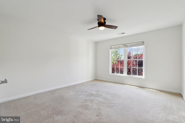 42322 Rising Moon Pl, Brambleton, VA 20148 - unfurnished room featuring a ceiling fan, carpet floors, and baseboards