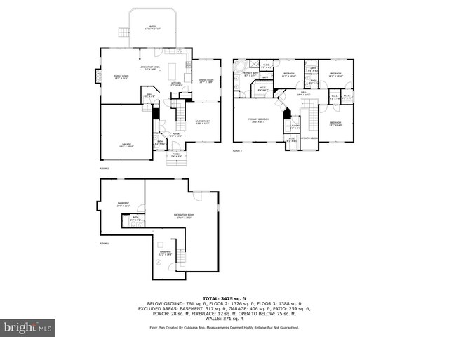 42322 Rising Moon Pl, Brambleton, VA 20148 - property floor plan