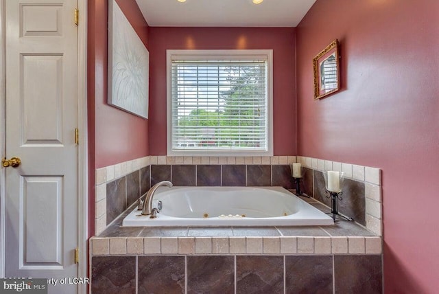691 Harvey St, West Hazleton, PA 18202 - bathroom featuring a whirlpool tub