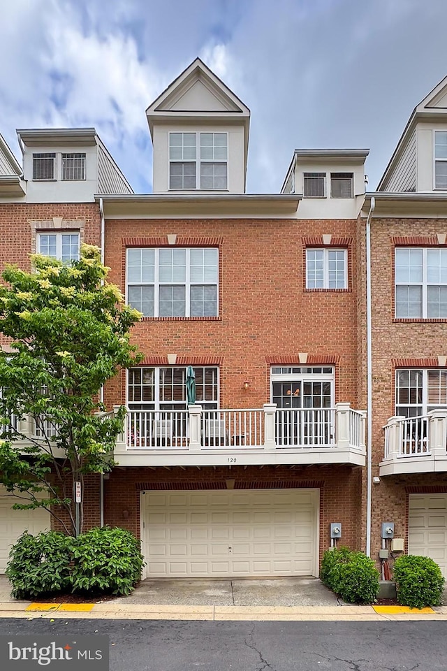 120 Fortnightly Blvd, Herndon, VA 20170 - view of property with brick siding and a garage