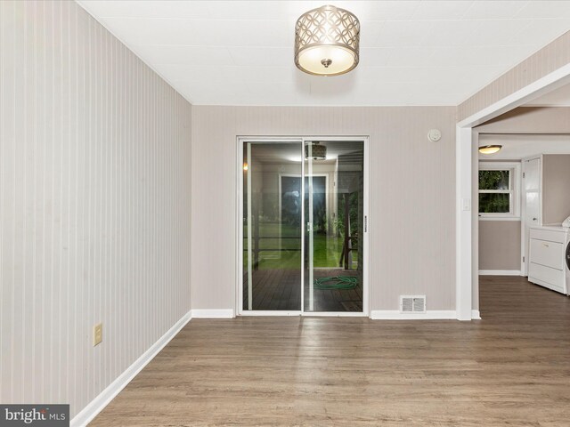 510 E Main St, Emmitsburg, MD 21727 - empty room featuring wood finished floors and baseboards