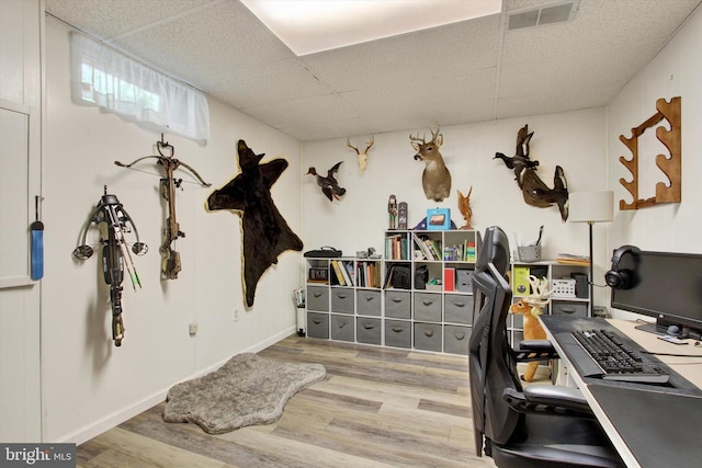 325 Jasmine Dr, Hanover, PA 17331 - office featuring wood finished floors and a drop ceiling