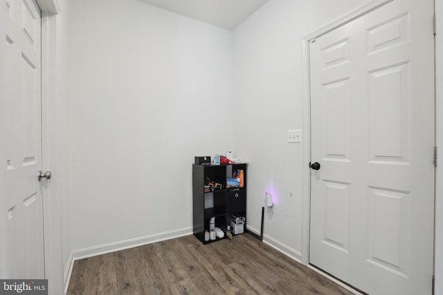 11041 Lee St, King George, VA 22485 - laundry room with dark wood finished floors and baseboards