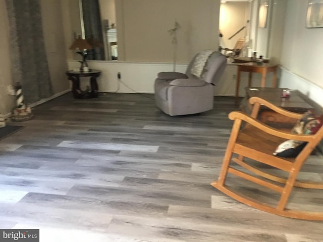 7709 Gromwell Ct, Springfield, VA 22152 - living area featuring wood finished floors