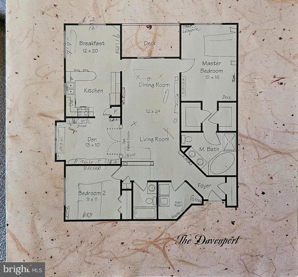 410 Hamlet Club Dr Unit 203, Edgewater, MD 21037 - view of home floor plan