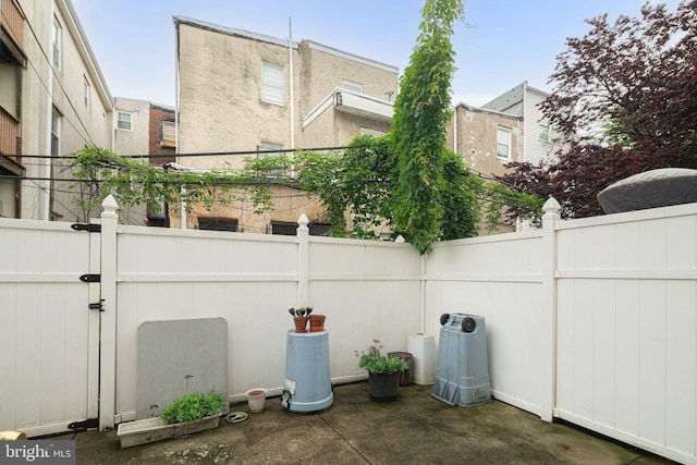 1531 Swain St, Philadelphia, PA 19130 - view of patio / terrace with fence and a gate