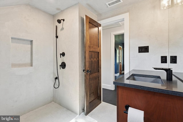2320 Turk Rd, Doylestown, PA 18901 - bathroom featuring vanity and a shower