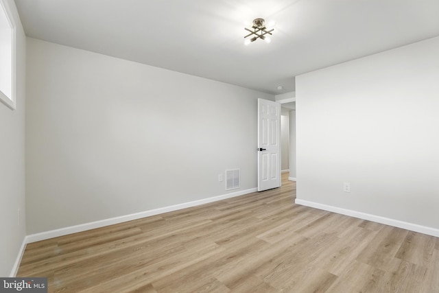 13803 Lionel Ln, Rockville, MD 20853 - spare room featuring light wood finished floors and baseboards