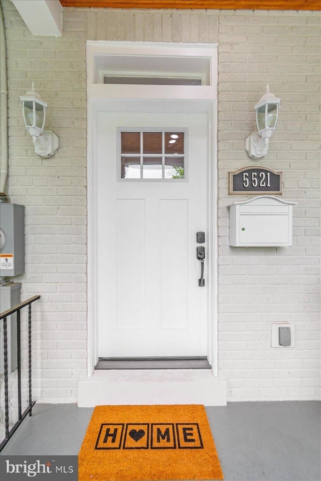 5521 4th St NW, Washington, DC 20011 - view of exterior entry with brick siding