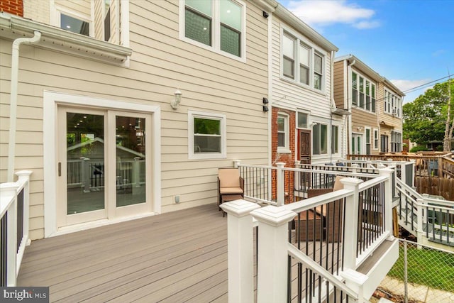 5521 4th St NW, Washington, DC 20011 - view of wooden terrace