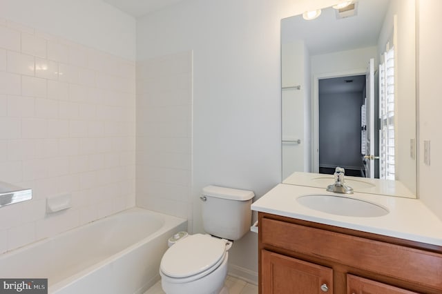 196 Pipers Inn Dr, Fountainville, PA 18923 - bathroom with vanity and toilet