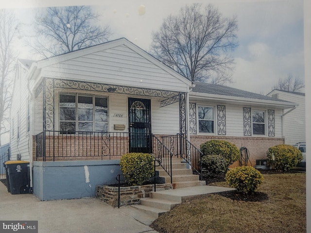 4704 Rockford Dr, Hyattsville, MD 20784 - view of front of house with brick siding and covered porch