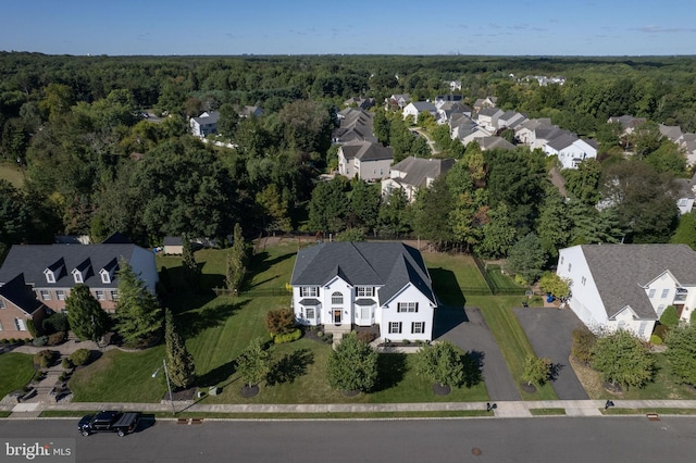 13 Richland Dr, Mount Laurel, NJ 08054 - aerial overview of property's location featuring a forest and nearby suburban area